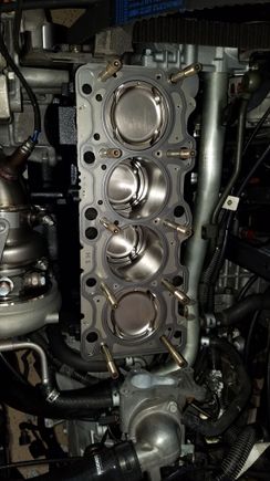 OEM head gasket installed.