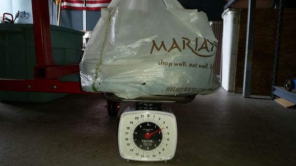 Just under 4lbs