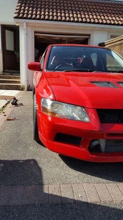 Front pokes out more?