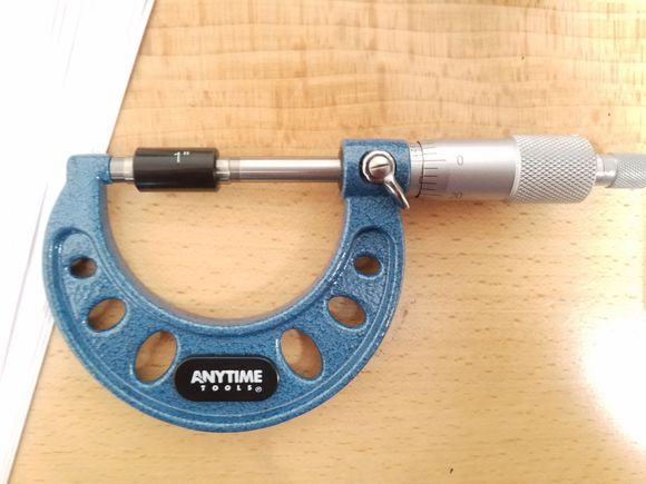 Checking micrometer calibration