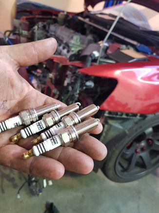 HKS spark plugs going into 4b11
