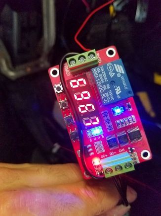 Timer controlled delay relay board