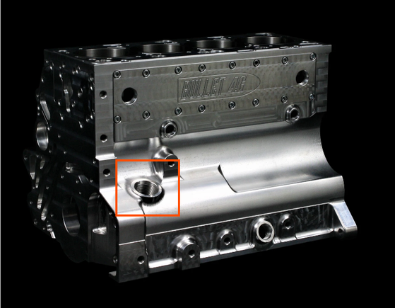 Bullet in Australia puts what looks like a massive 16AN or 20AN orb fitting in the same place. They actually recommend venting here for dry-sump systems also.