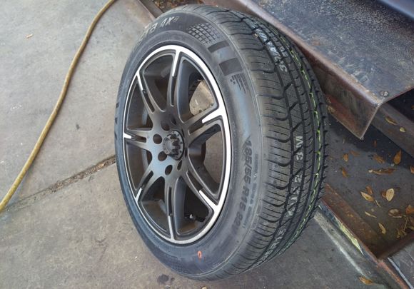 These Kuhmo (ku22 4X II)       185/55 15 are awesome tires!    420 AA A