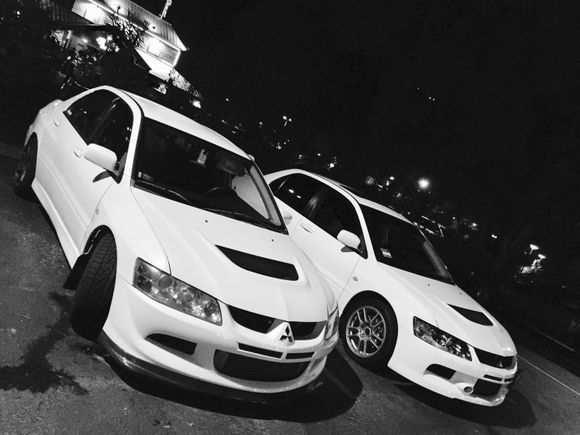 My friends Evo 8 MR and My Evo 9 GSR