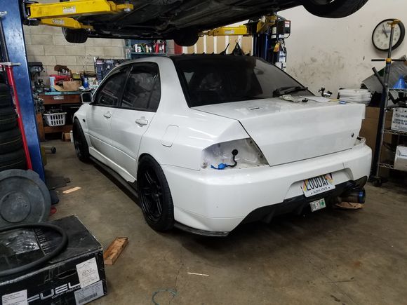 6 months stored away in a garage getting a built 2.0...gonna dazzle that ass up.