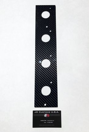 Evo 8 real carbon fiber mounting plate.