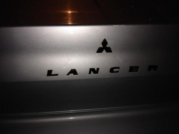 Painted Lancer Emblem Black