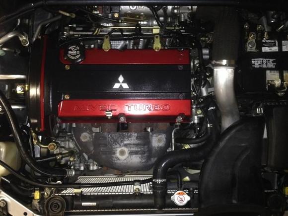 2.3L Dropped in and engine bay detailed