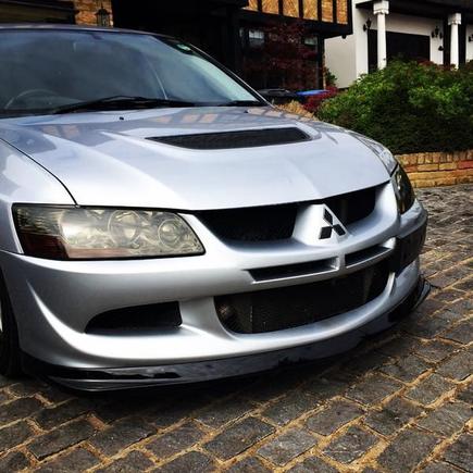 Front lip fitted