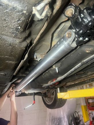 Rear side of my new driveshaft