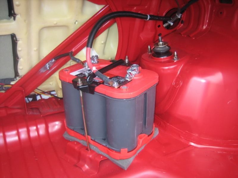 Battery trunk relocation track day question EvolutionM Mitsubishi