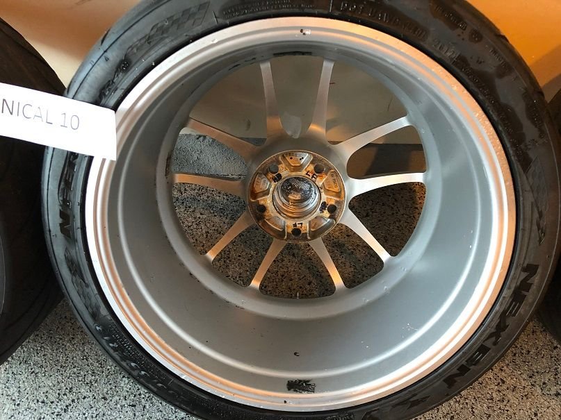 Wheels and Tires/Axles - Enkei PF-01 18x9.5 +35 with Nexen N-FURA SUR4G 265/35/18 - Used - 2003 to 2015 Mitsubishi Lancer Evolution - Gambrills, MD 21054, United States