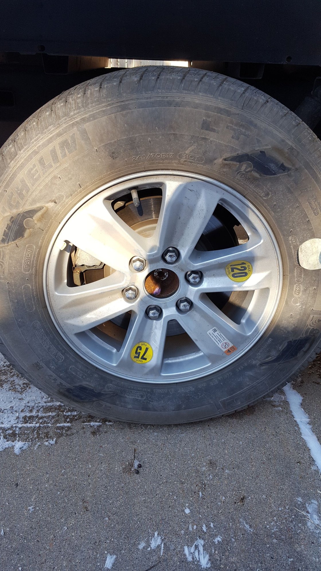 Spare tire and wheel markings Ford F150 Forum Community of Ford