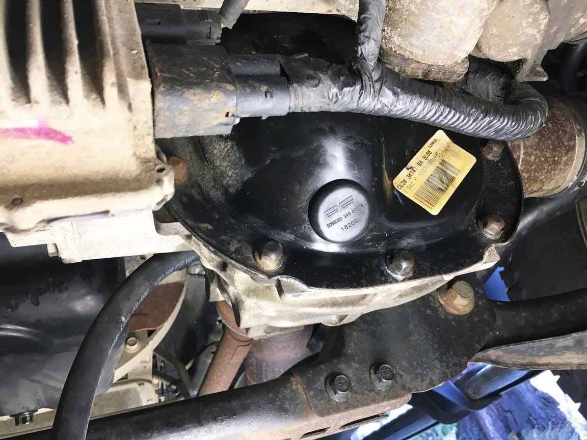 drill front diff cover "oncar" for rubber drain plug (how to with pics