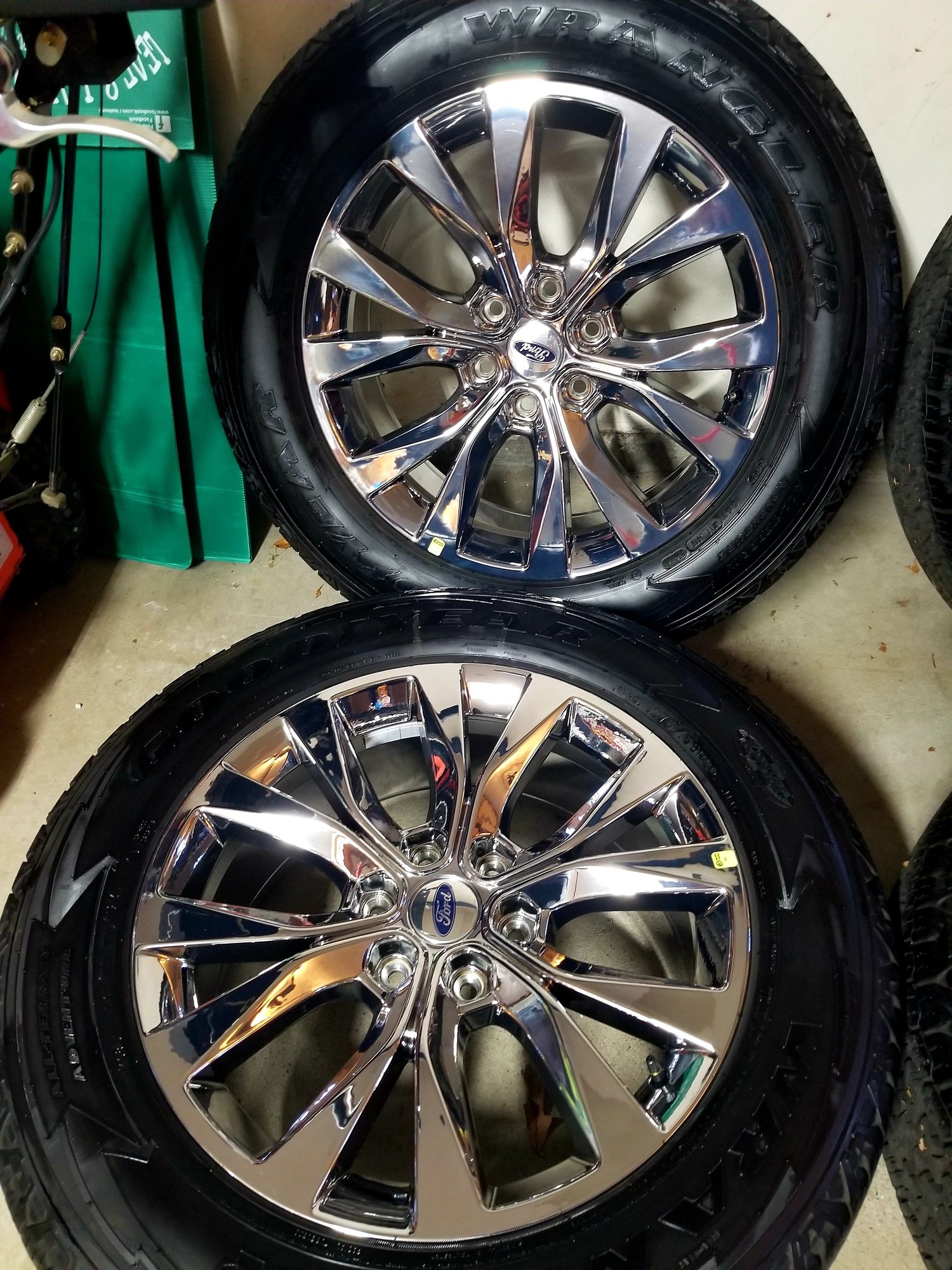 Like new Lariat 20" chrome wheels and tires w/TPMS. Ford F150 Forum