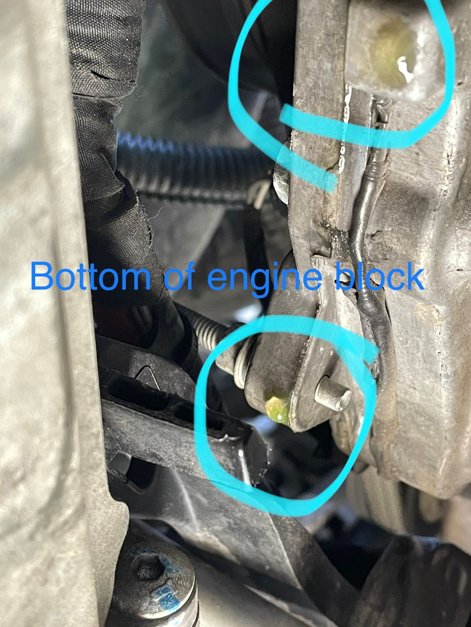 Coolant leak under engine block Ford F150 Forum Community of Ford