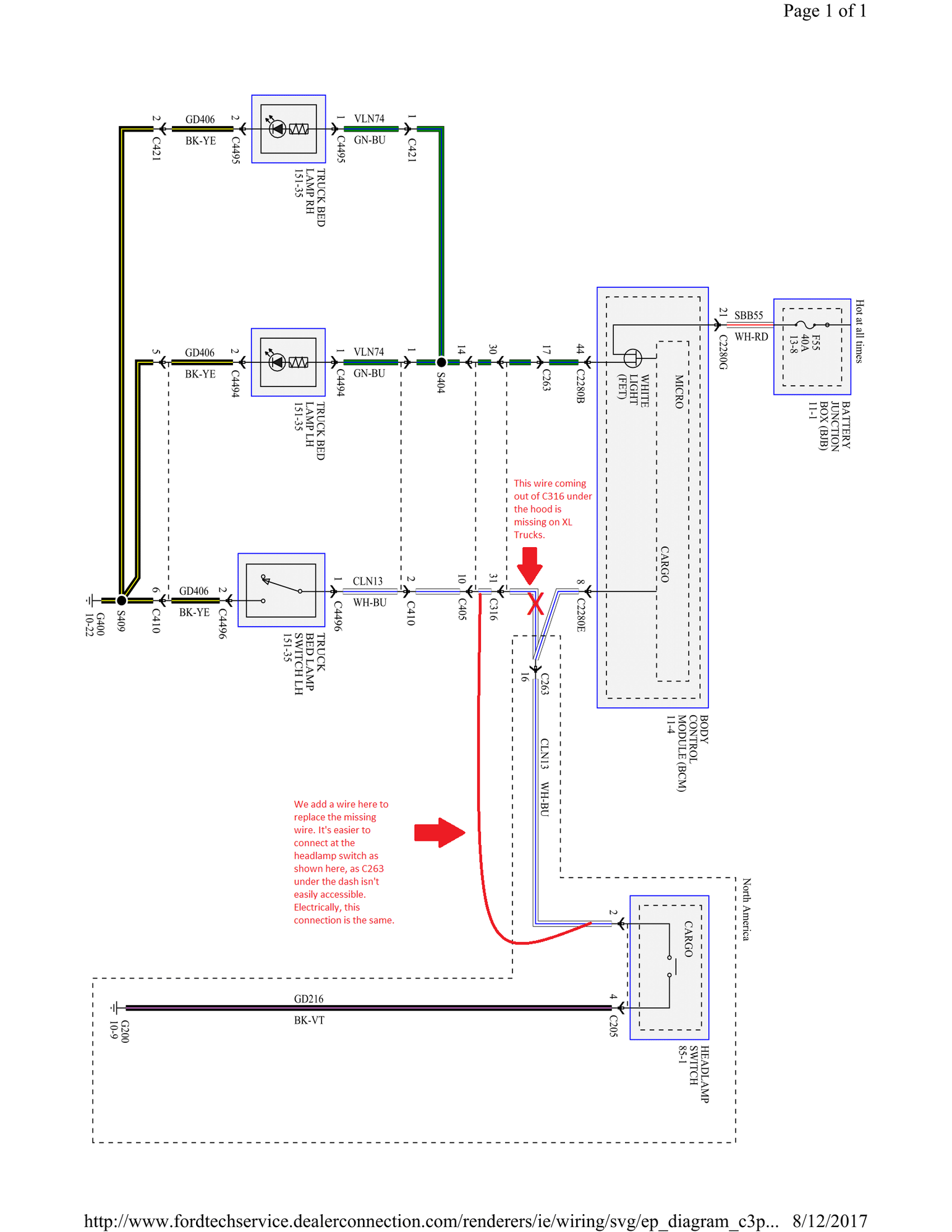 2010 Ford F150 Tail Light Wiring Diagram