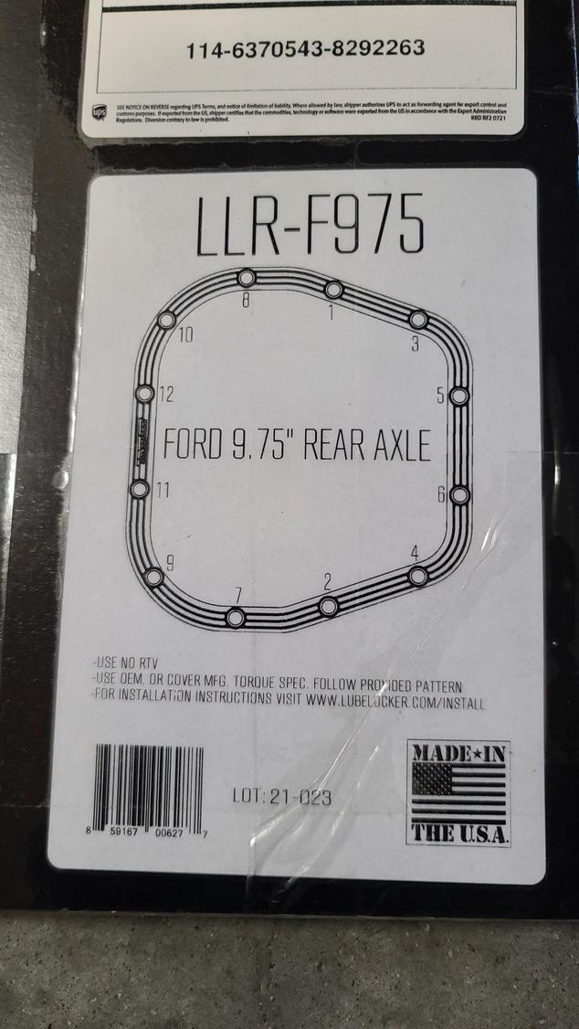 Installed New Rear differential cover with drain bolt Ford F150 Forum