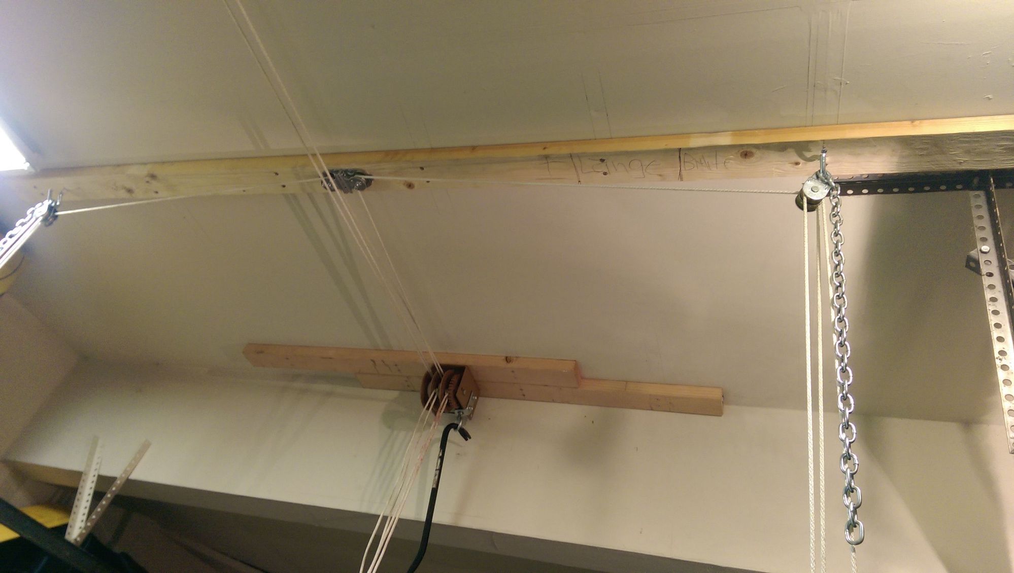 One man Camper Shell garage lift and storage Ford F150 Forum