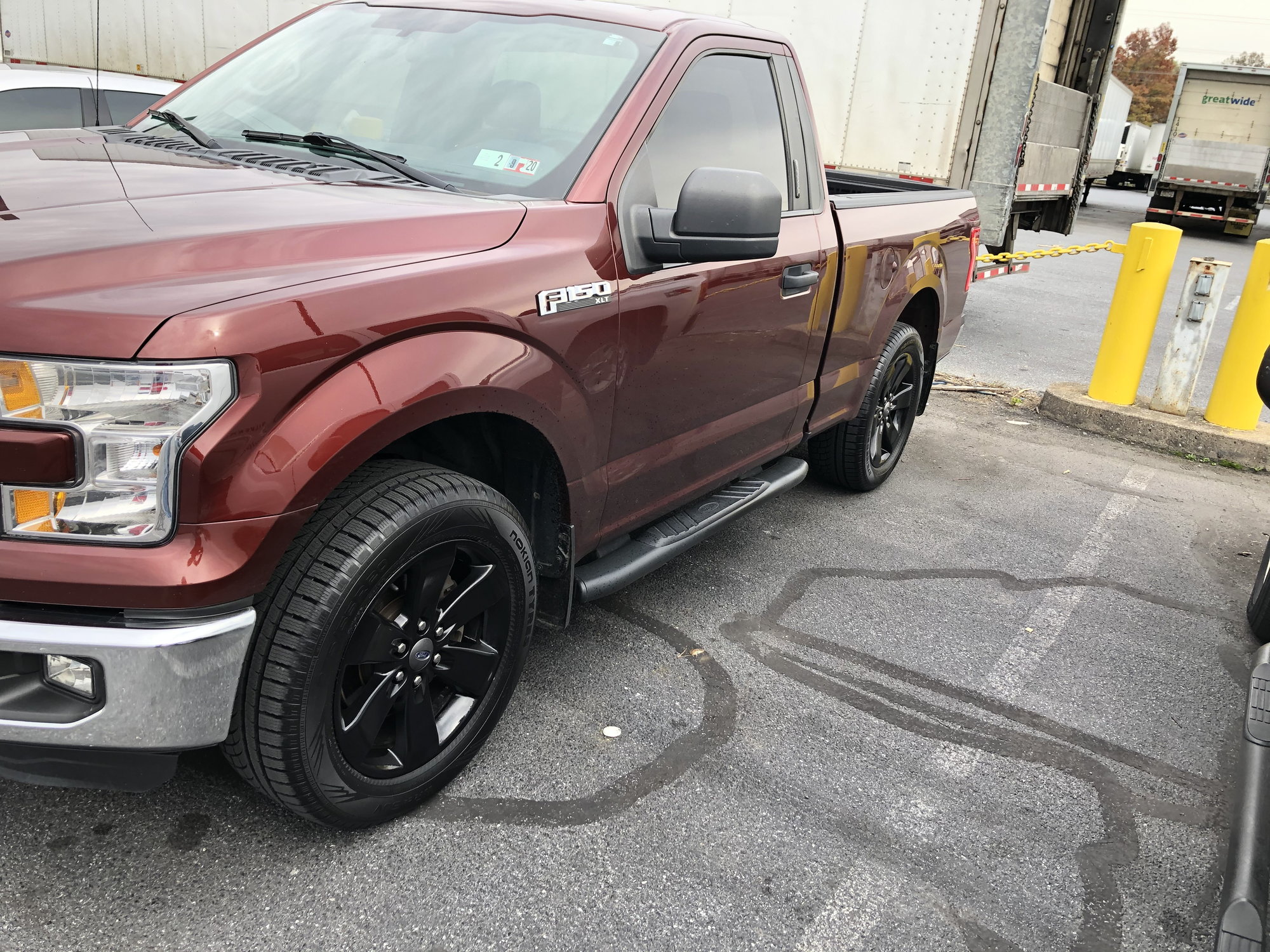 2018 to 2019 Ford F150 Front Bumper Shellz - (CENTER COVER) Paintable ABS -  With tow hooks