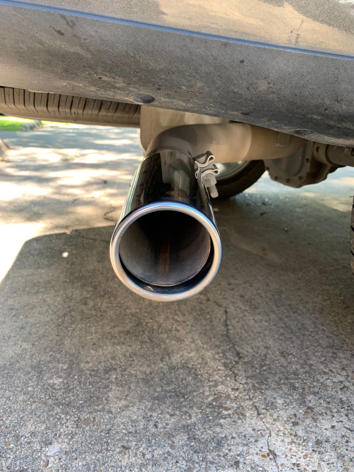 Black soot or something on Exhaust Tip. Pics inside Ford F150 Forum