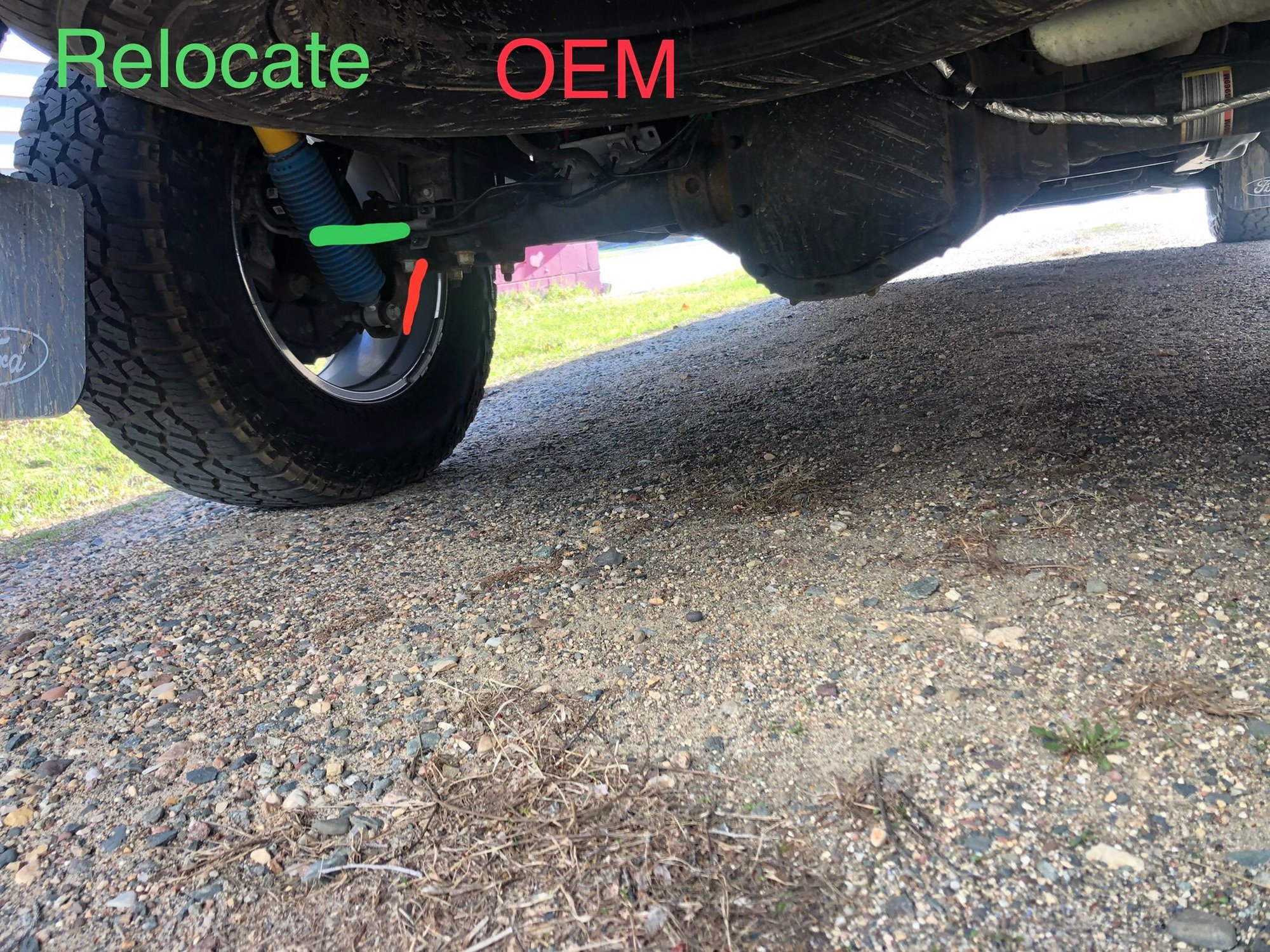 Shock relocate kit??? Ford F150 Forum Community of Ford Truck Fans