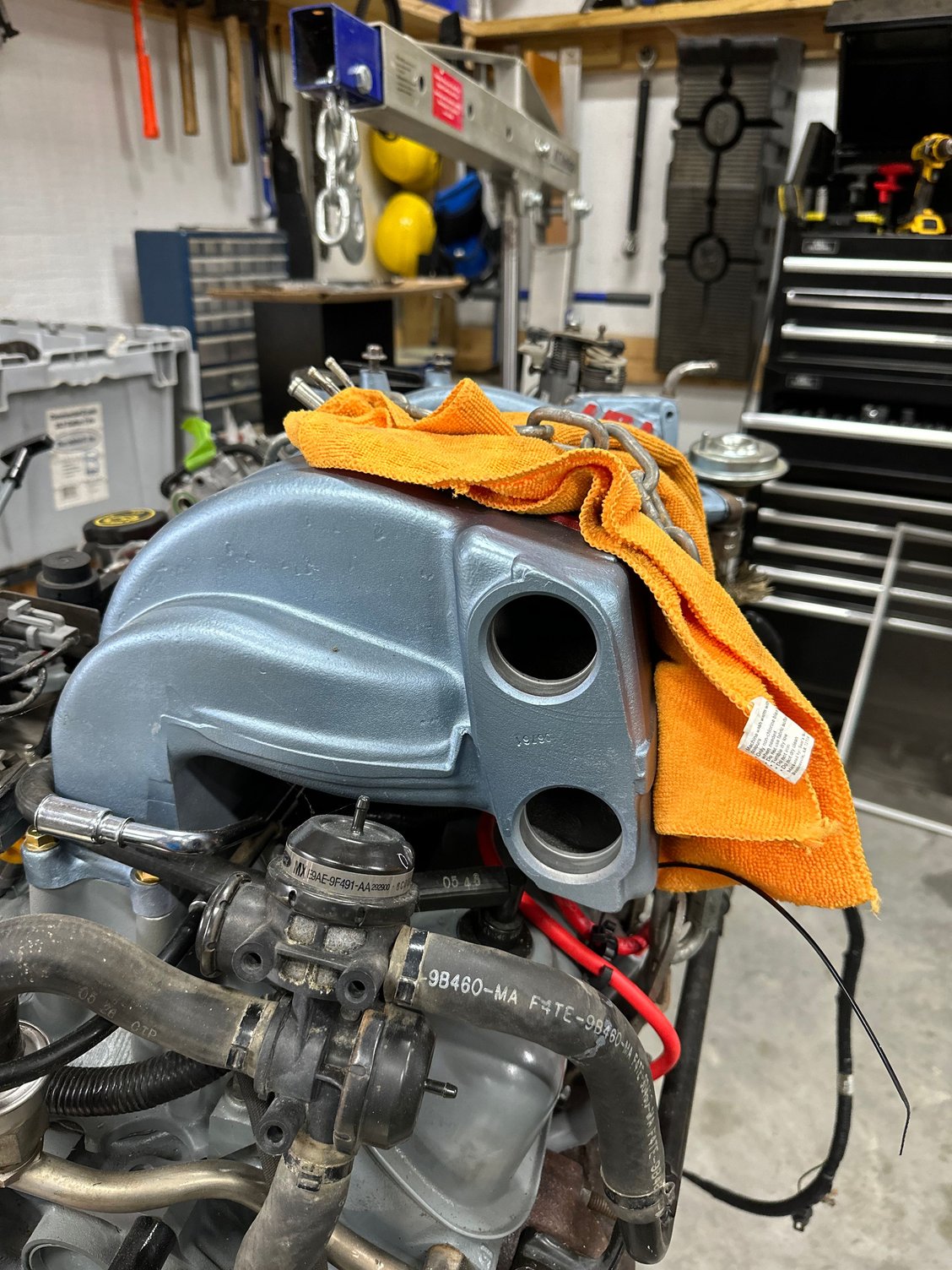 Upper intake freeze plug Ford F150 Forum Community of Ford Truck Fans