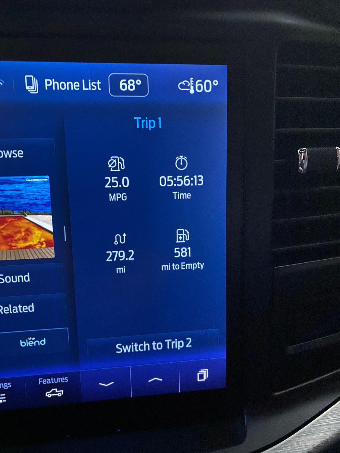 Just enabled glarefree headlights/unicorn gas mileage Ford F150