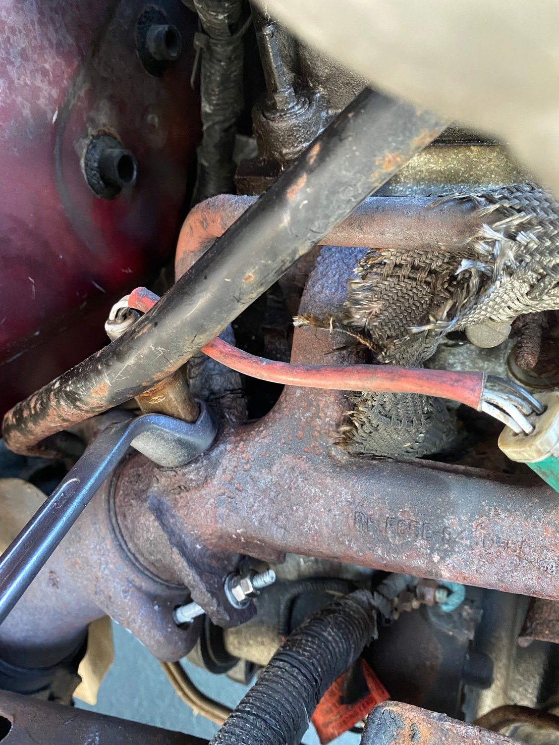 broken EGR line at downstream end of exhaust manifold Ford F150 Forum