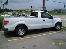 This is what my truck looked like when I bought it except mine is regular bed length.