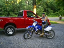 My old '03 4.6 with my yz 250