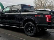 Nitto Trail Grappler M/T 295/55R20 on 2015 Ford F150 Lariat no lift or spacer