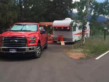 Big Red camping with Ricky at Mueller State Park in Divide Colorado...