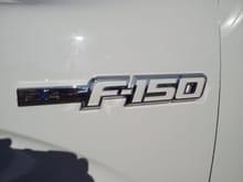 Painted F150 badges