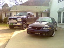 my truck and my 03 mustang