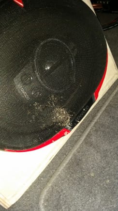 Got mud on my speaker from when I was stuck...
