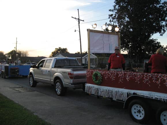 Christmas parade this past December.