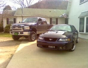 my truck and my 03 mustang
