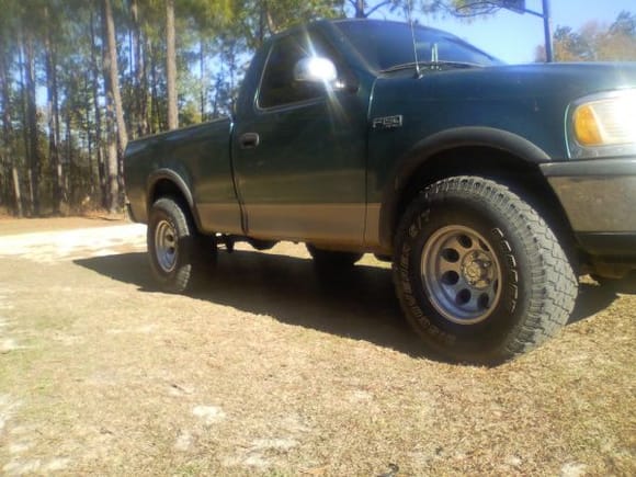 with ne rims and tires and no lift