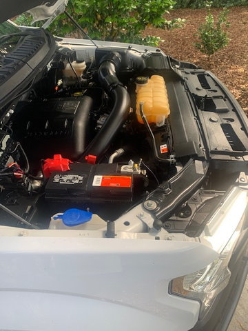 Before and after . Cleaning the engine bay . I used megiuars all purpose  cleaner aka degreaser . Sprayed every except electrical (as much as  possible ) and sprayed it down with