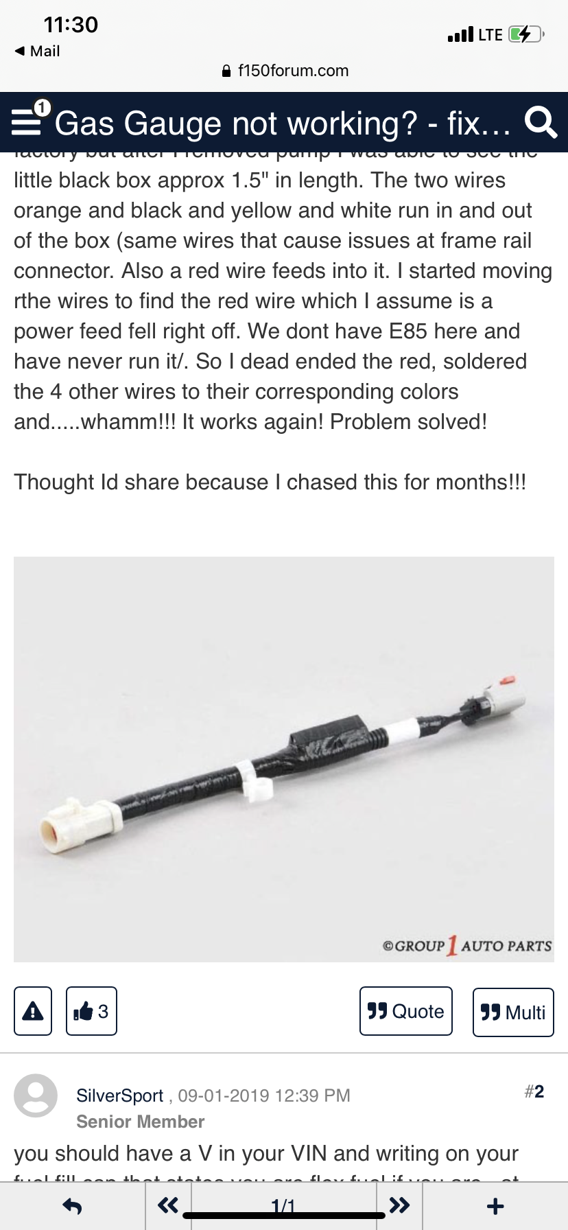 Gas Gauge not working? fixed it! Ford F150 Forum Community of