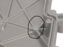 The circle is where the bolt broke true. 