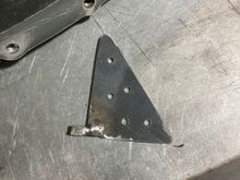 Bracket with key I fabricated to set in groove to keep pump from spinning.