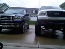 STOCK F150 NEXT TO 7&quot; AND 37S