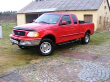 F150 in the FArmyard, at our summerhouse in lonstrup