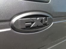 Custom FX4 Tailgate Badge