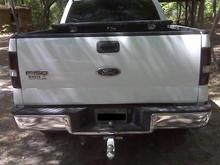 blacked out tails and lisence plate