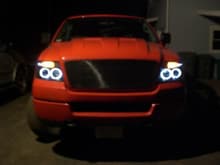 PARKING LITES- THINKING BOUT ADDIN 4 HALO LIGHTS BEHING MESH GRILL