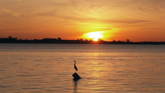 May '08. Looking at Fort Delaware (Pea Patch Island) from Delaware city.
